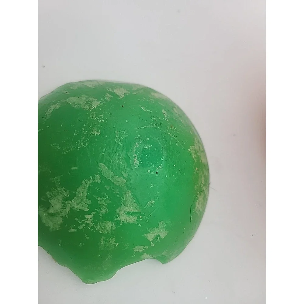 Large Orange Jack O'Lantern Pumpkin Candle Light Up Halloween Vintage Wax Decor